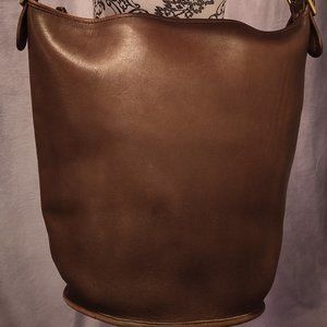 Authentic Vintage Coach Helen Legacy XL Bucket Duffle/ Feed Bag - Rare Find